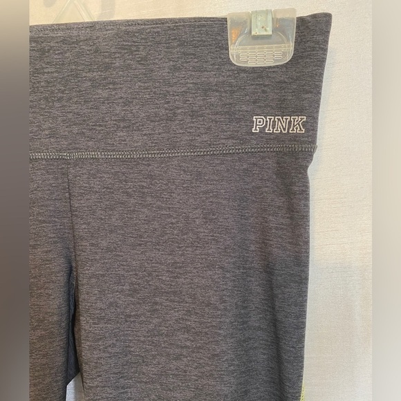 Victoria's Secret Pink  Yoga Pants Heathered Charcoal Ladies XSM - Picture 6 of 10